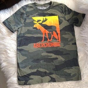 Abercrombie kids camo shirt sz 13/14